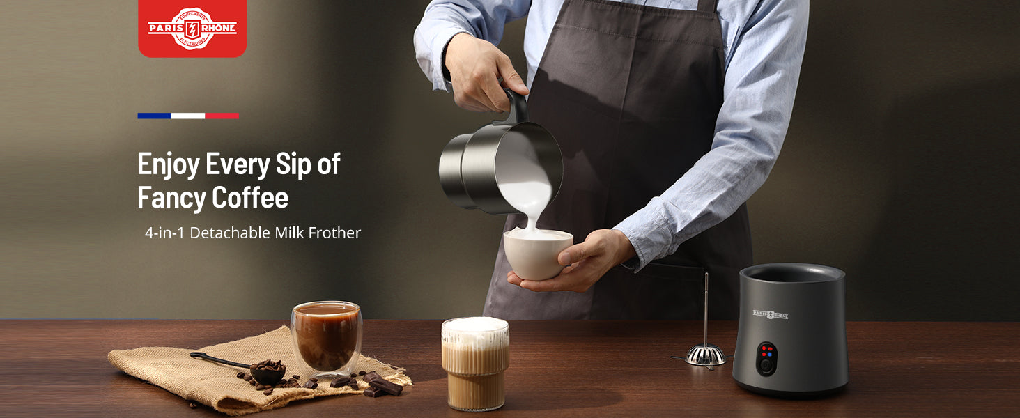 Paris Rhône 4 in 1 milk frother