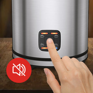 milk frother Quiet Operation & LED Indicators