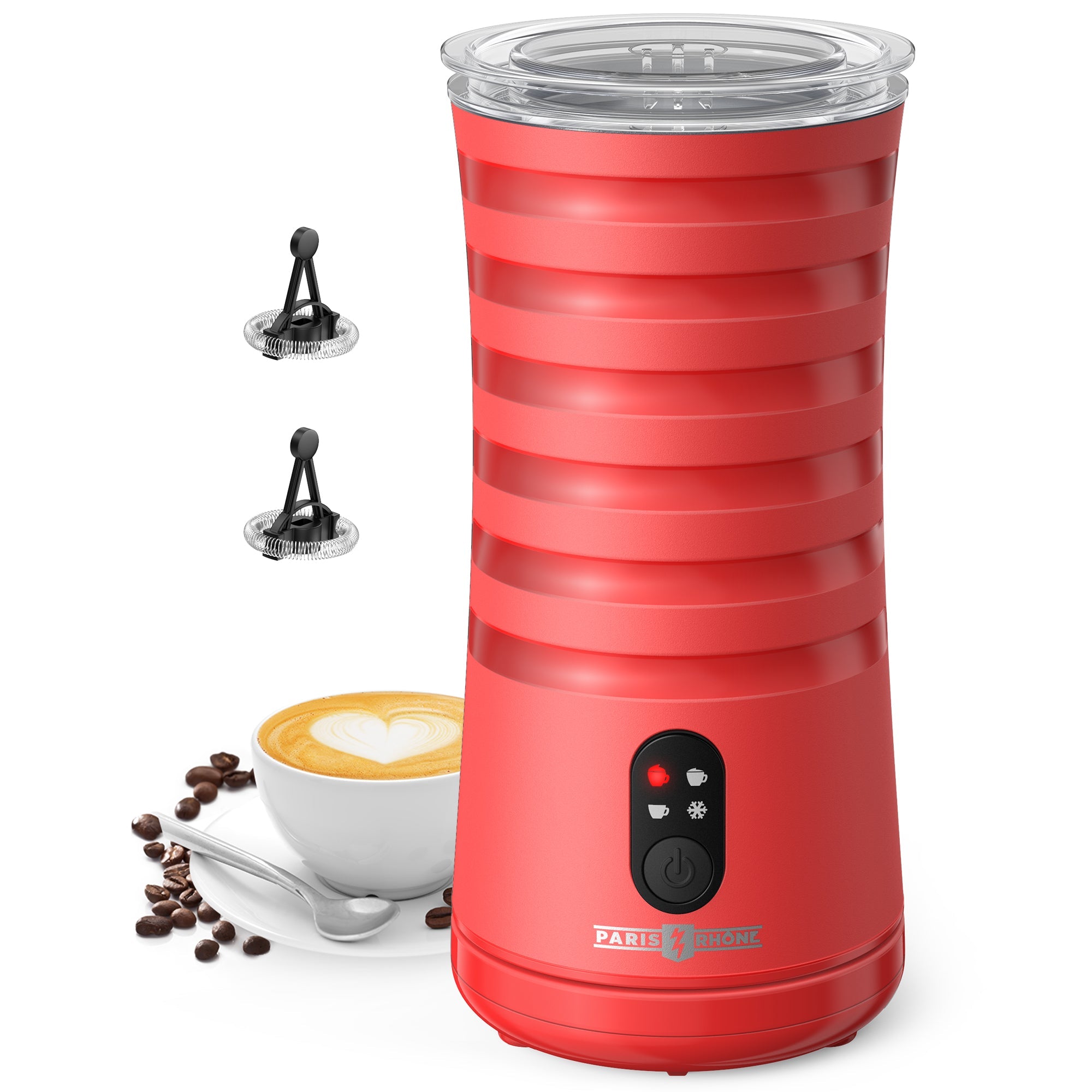 Paris Rhône 4-in-1 Electric Milk Frother MF010, Coffee Frother-Milk Frothers-ParisRhone