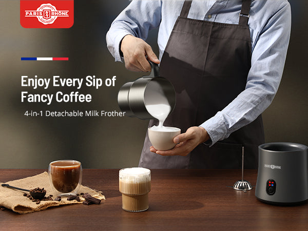 Paris Rhône 4 in 1 milk frother