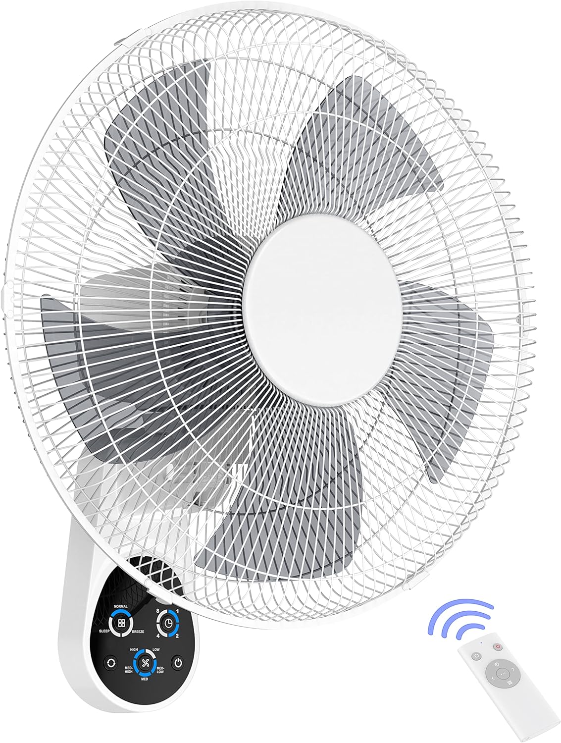 Paris-Rhône bathroom wall fan with remote controller