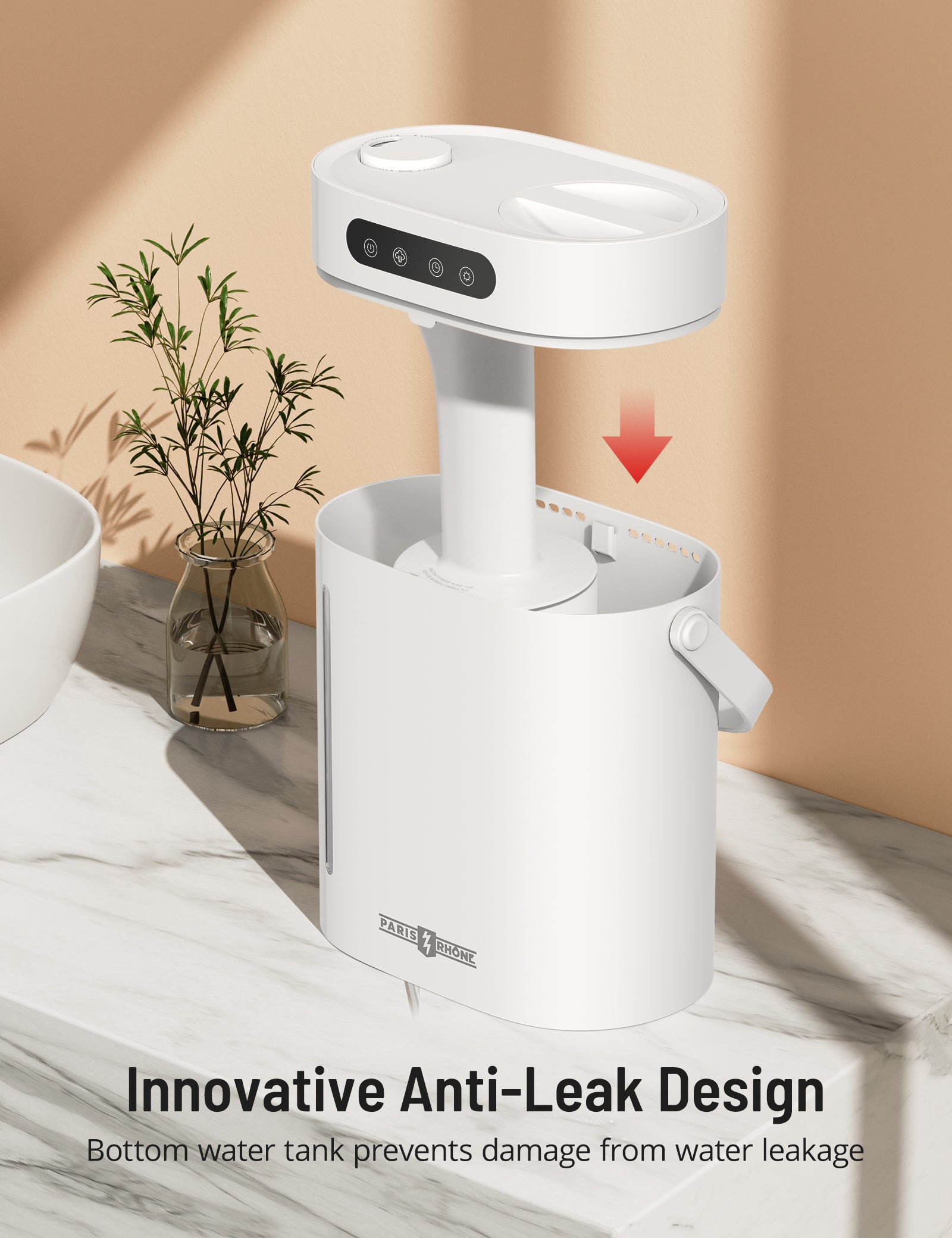 Paris Rhône Top Mist Humidifier AH033, With Touch Control 6L Cool-Humidifiers-ParisRhone