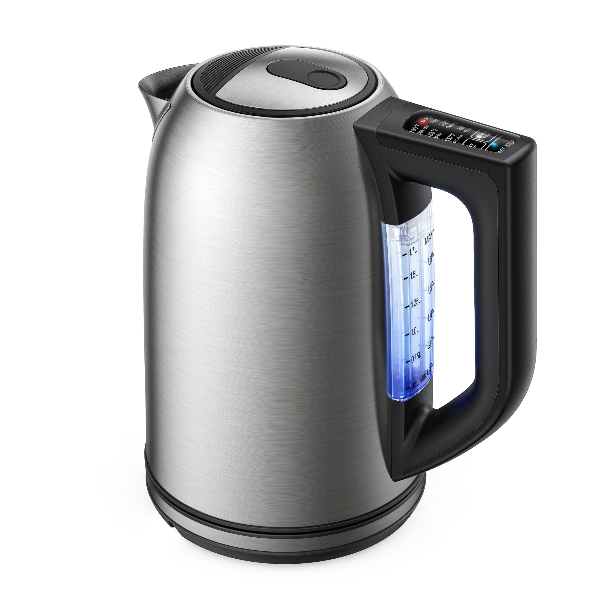 Electric Tea Kettle Stainless Steel 1.7 Liter Instant Hot Water Boiler  Heater