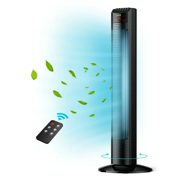 PARIS RHÔNE Tower Fan TF030, Paris Rhone 44" Standing Oscillating Fan WM