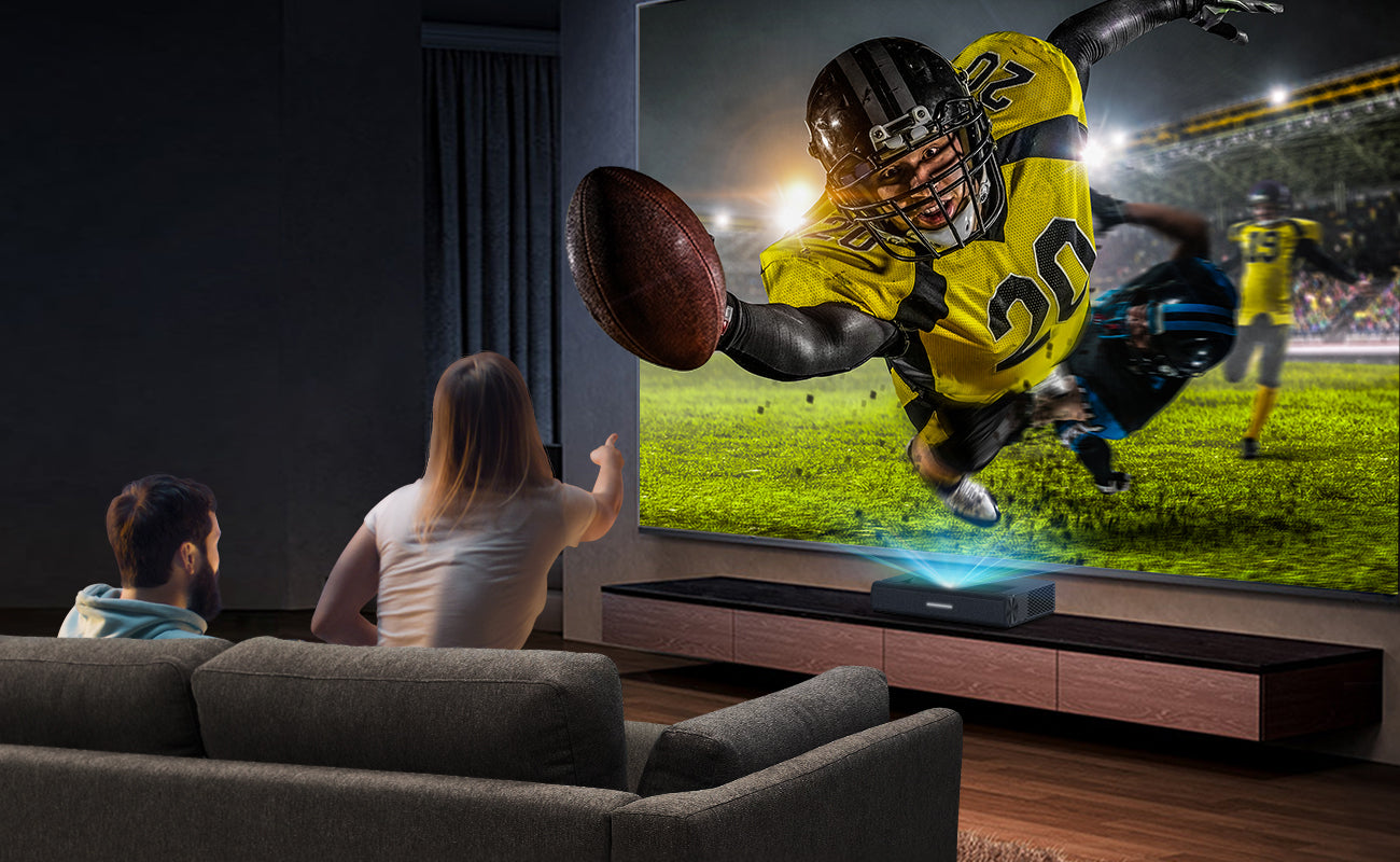 Super Bowl 2023 Countdown: Get the Ultra Short Throw Projector for an Immersive Sports Viewing Experience