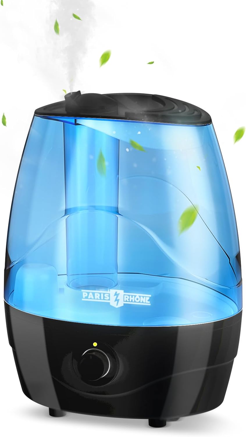 Paris Rhône Cool Mist Humidifier AH039, 3.2L Ultrasonic Top Fill Humidifier with LED Light