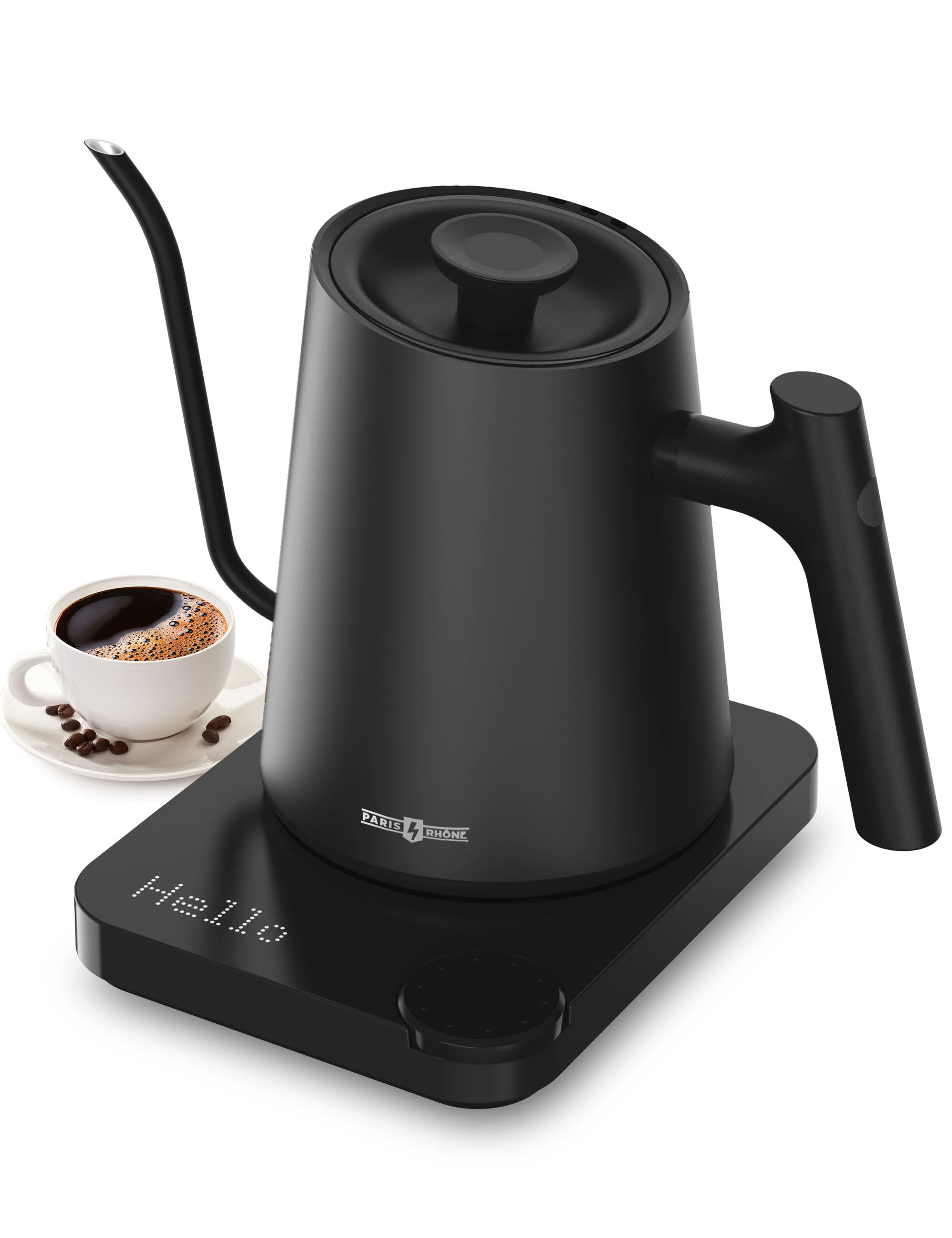 Electric Gooseneck Kettle, 0.9L Pour Over Kettle with Precise 1