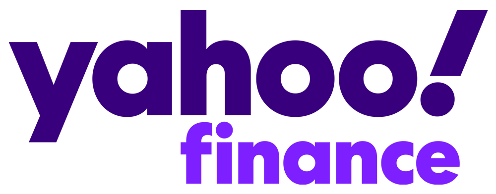 The logo of the yahoo finance