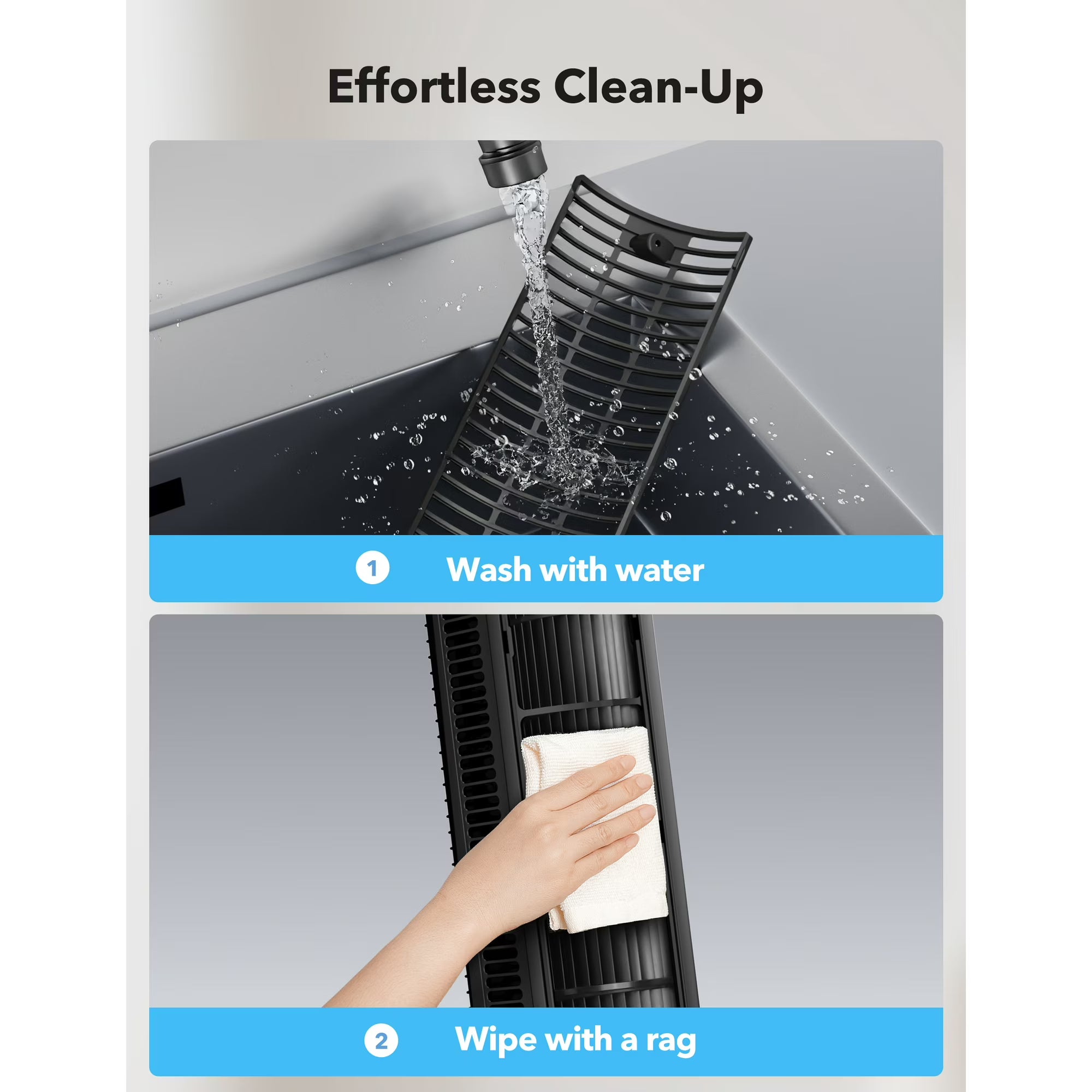 Tower Fan for Home, TaoTronics 36" Standing Floor Fan, 70° Oscillating Quiet Cooling Fan, Remote Control, 3 Modes, 3 Speeds, LED Display, 12H Timer