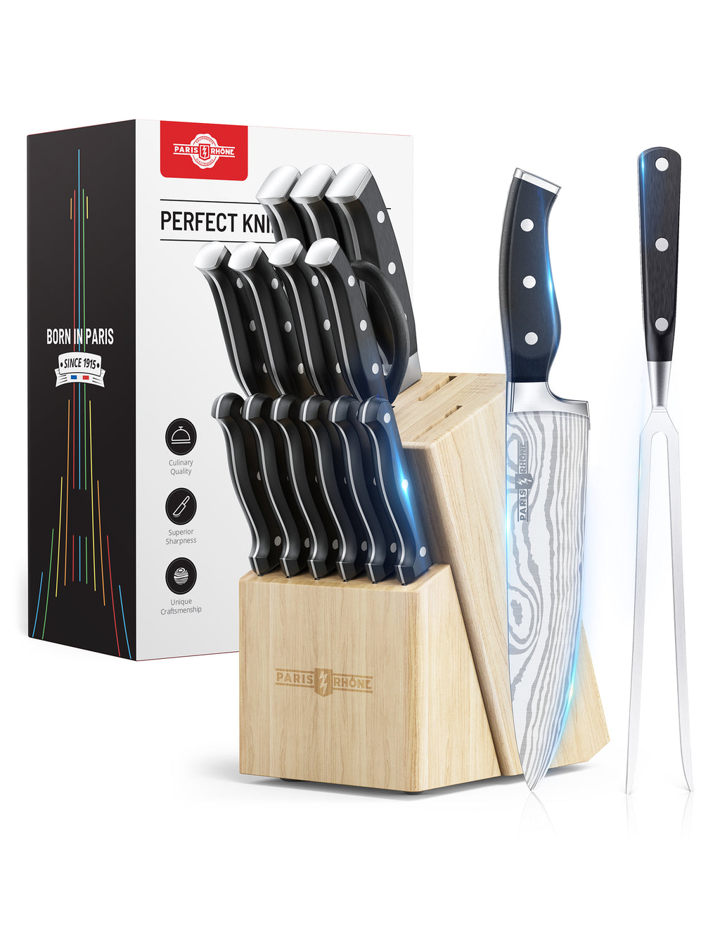 Camp Chef KSET9 9-Piece Professional Knife Set